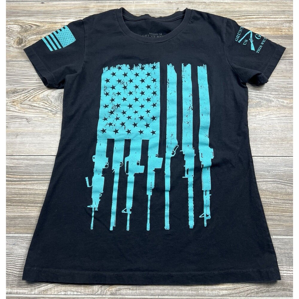 Grunt Style Youth M Black Short Sleeve Graphic‎ T-Shirt This We’ll Defend